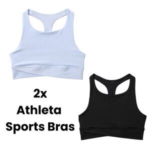 Athleta Transcend Crossover Bra - Set of 2 - Girls Size 12